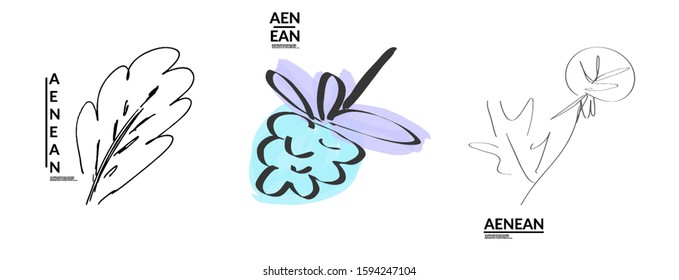 Set of creative universal doodles. Fun design elements with marker and ink textures. Simple hand drawn sketch style. Pencil and marker childish drawing. Kids art. Like child painting, design elements.