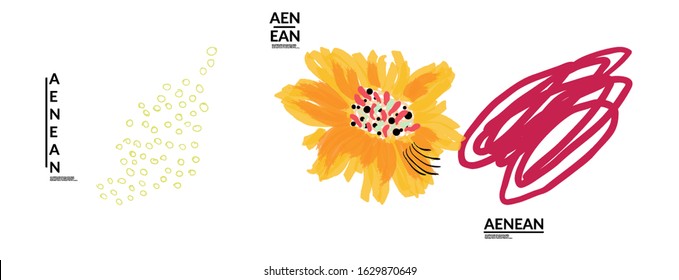 Set of creative universal doodles. Fun design elements with marker and ink textures. Simple hand drawn sketch style. Pencil and marker childish drawing. Kids art. Like child painting, design elements.