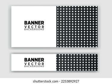 set of creative web banners of standard size with a place for text. Business ad banner. Poster and banner design template.