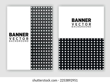 set of creative web banners of standard size with a place for text. Business ad banner. Poster and banner design template.