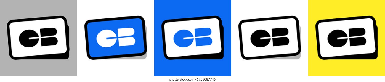 Set of credit card vector