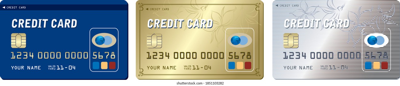 Conjunto de vectores de tarjeta de crédito