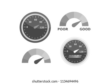 Set of credit score value. Score good indicator