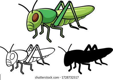 Cricket Animal Clipart - gaywpl