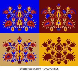 Set Crimean Tatar pattern "Tree of Life"