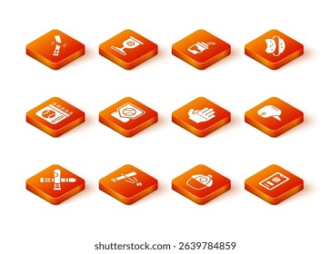 Set Crossed baseball bat, Baseball with, Calendar game, cap, glove, Mobile and helmet icon. Vector