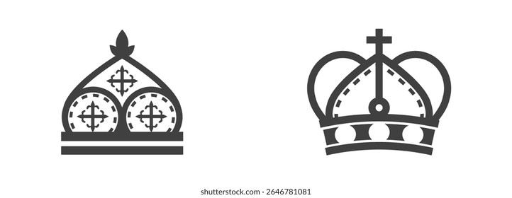 Set Crown collection with colour