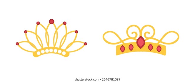 Definir a coleção de coroas com cores