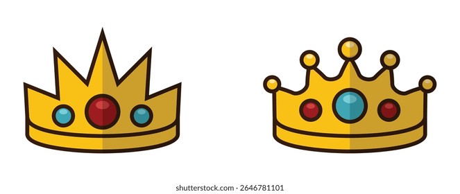 Definir a coleção de coroas com cores