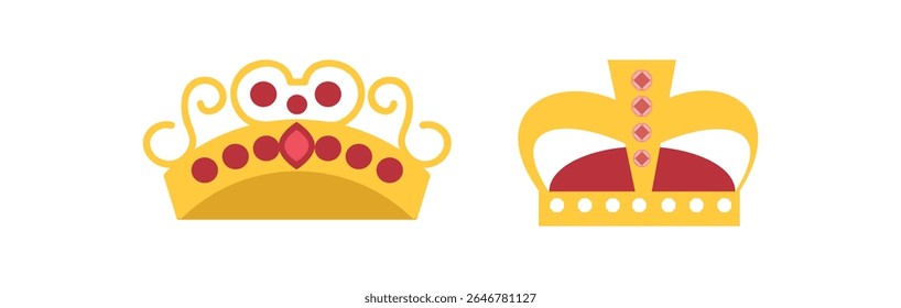 Definir a coleção de coroas com cores