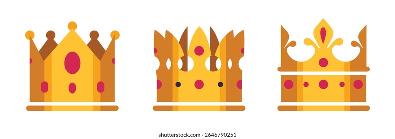 Definir a coleção de coroas com cores