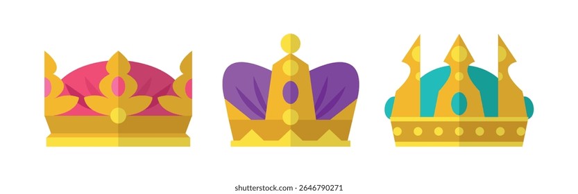 Definir a coleção de coroas com cores