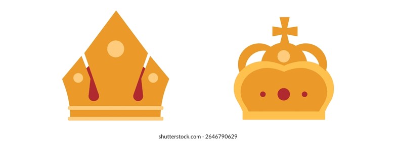 Definir a coleção de coroas com cores