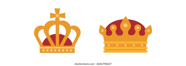 Definir a coleção de coroas com cores