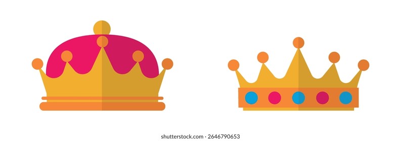 Definir a coleção de coroas com cores