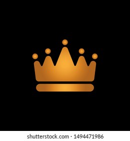 Set of crown icons. Collection of crown awards for winners, champions, leadership. Vector illustration