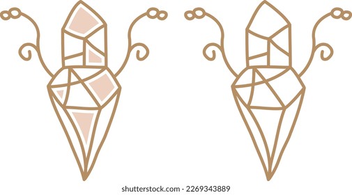 un conjunto de iconos de cristal