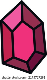 Set of crystals vector illustration