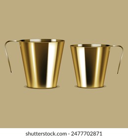 conjunto de taza aislado en blanco