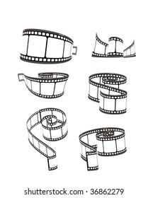  set of curved photographic film