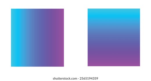 Set of custom gradient backgrounds with soft transitions. For covers, wallpapers, branding, social media, advertising and other projects. Vector, can be