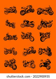 Conjunto De Chopper De Motocicleta Personalizado 