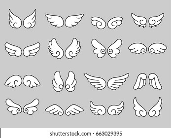 Angel Wings Vector Images Stock Photos Vectors Shutterstock