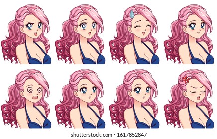 Anime Hair Images Stock Photos Vectors Shutterstock