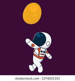 set of cute astronaut vector collection