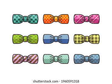 conjunto de iconos bonitos de arcos