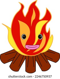 Un conjunto de adorables dibujos animados para practicar senderismo, senderismo, trekking. Elemento para impresión, postcard y afiche aislado en fondo blanco.Sticker. Ilustración vectorial. Bomba