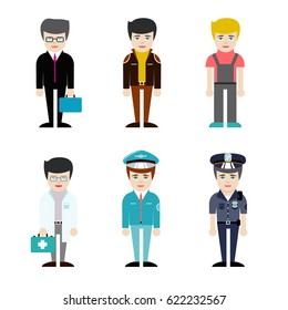 Indian Business Man Cartoon Character Set Stock Vector (Royalty Free ...