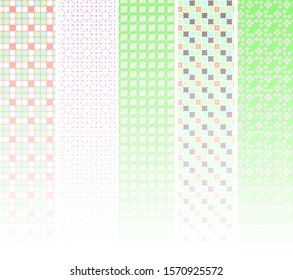 Set of cute colored seamless patterns.
EPS is also registered in Swatch