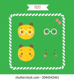 Coloquio de rostros emojis bonitos con diferentes diseños