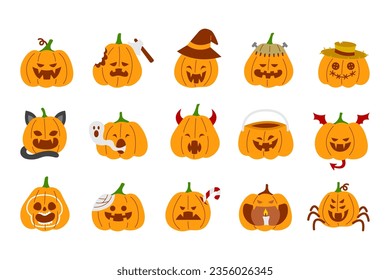 Calabaza plana de Halloween