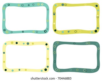 Set of cute frames