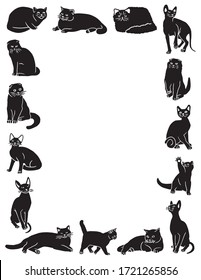 Silhouette Chat Noir Images Photos Et Images Vectorielles De Stock Shutterstock