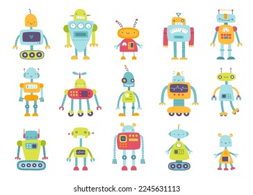 Robot stickers Stock Vector by ©mocoo2003 10608865