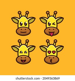 Definir un carácter de guijarros con forma de guijarros con forma de guijarros Ilustración con varias expresiones