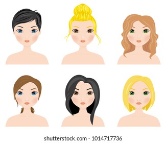 139,184 Female hair avatar Images, Stock Photos & Vectors | Shutterstock