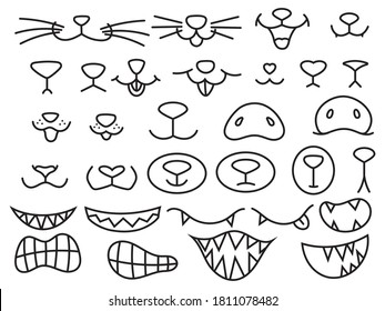 860 Anime nose Stock Vectors, Images & Vector Art | Shutterstock