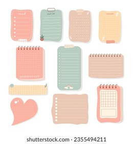 Conjunto de la colección vectorial de memo lindo