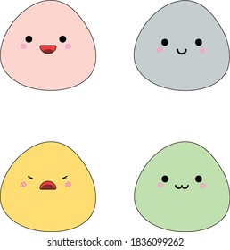 3,784 Cute mochi Images, Stock Photos & Vectors | Shutterstock