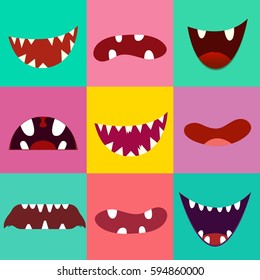 Monster Teeth Stock Vectors, Images & Vector Art | Shutterstock