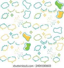 Set of cute pen line doodle element vector. Hand drawn doodle style collection of heart, arrows, scribble, flower, star, butterfly, bee, words. Design for print, cartoon, card, decoration, sticker.