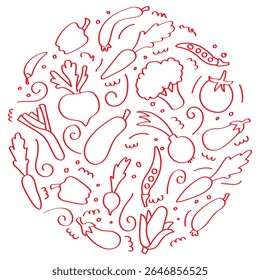 Set of cute pen line doodle element vector. Hand drawn doodle style collection of speech bubble, arrow, firework, star, heart, thunderbolt. Design for decoration, sticker, idol poster, social media.