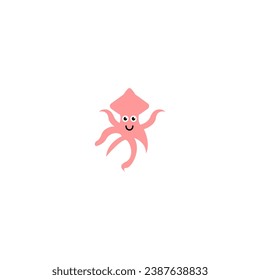 set of cute sea animals with expressions collection