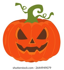 Set of cute and spooky Halloween pumpkins in various expressions, perfect for decoration, party invites, and seasonal design.