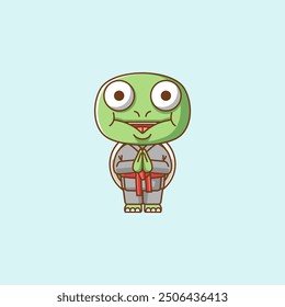 set Cute turtle Karate training martial art kawaii chibi character mascot animal sport illustration outline design Icon