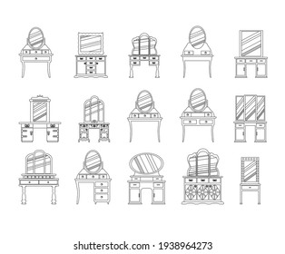 746 Dressing table sketch Images, Stock Photos & Vectors | Shutterstock